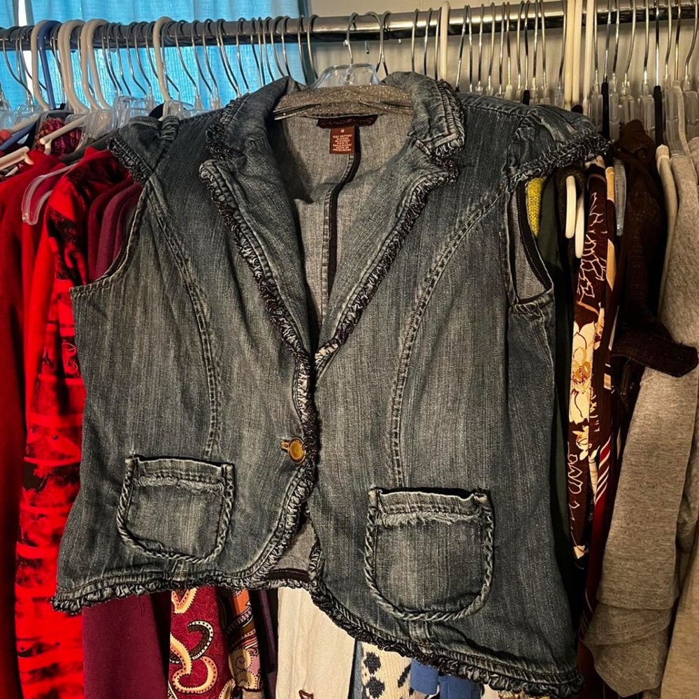 Bandolino Dark Denim Vest